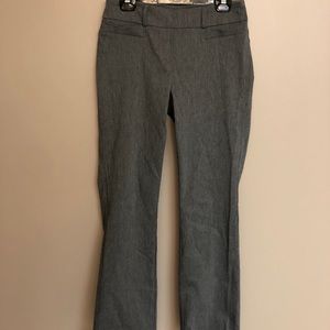 grey bootcut slacks